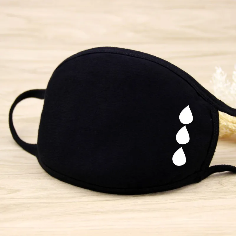 Reusable Washable Cartoon Face Cotton Mask - Dustproof, Anti-Pollution Fabric Mask