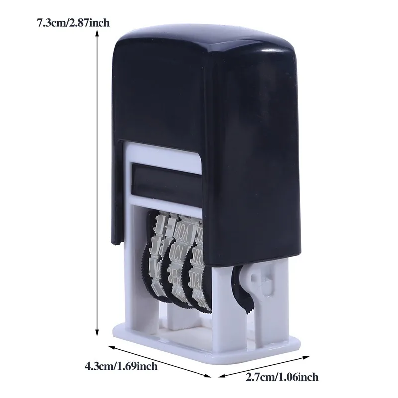 All-in-One Self-Inking Date Stamp for Office and DIY Projects