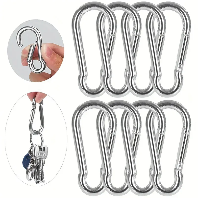 Spring Buckle Snap for Camping Hiking and Pet Rope 1/2/4/6/10 Piece hiking buckles