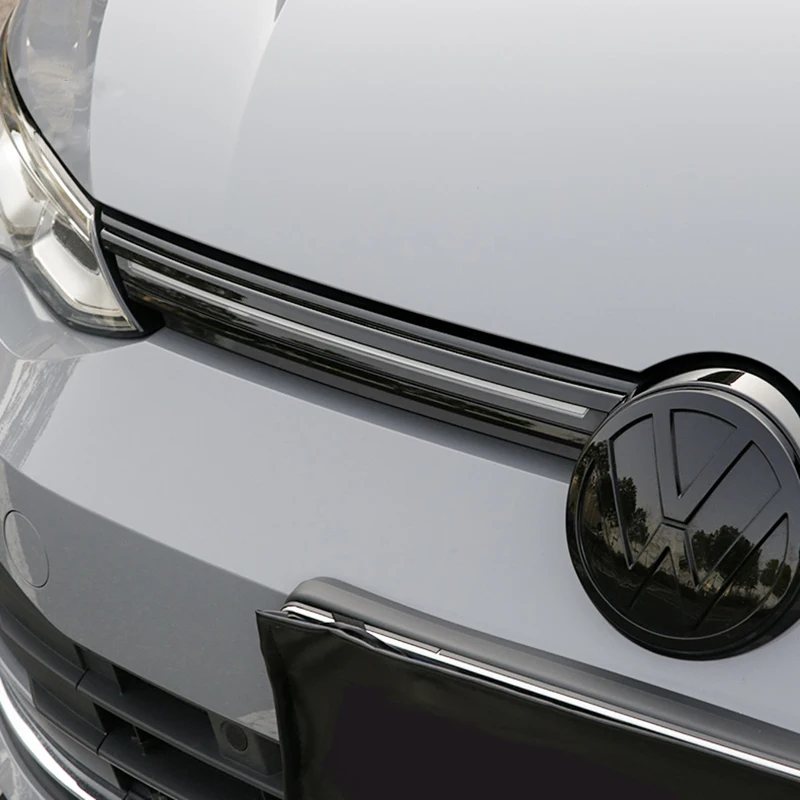 Grille calandre plastique noire avec chrome pour Volkswagen Golf 6