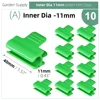Greenx11mmx10PCS