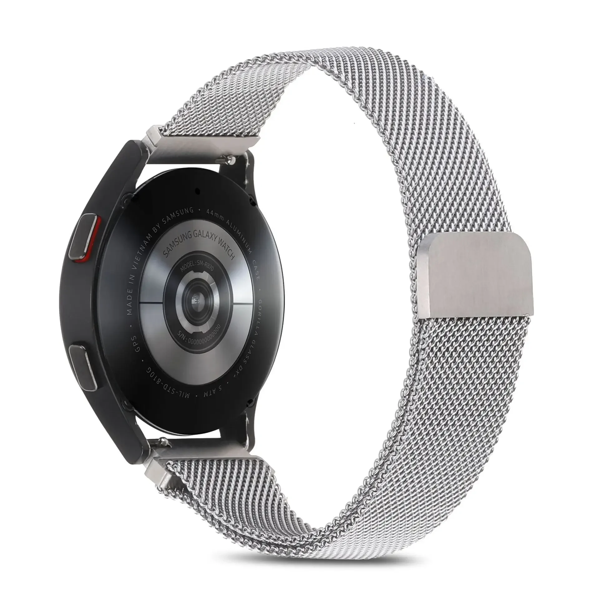 Premium Metal Milanese Loop Strap - 20mm/22mm