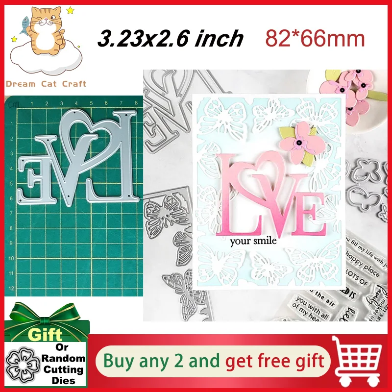 DzIxY Envelope Metal Cutting Dies - Card Making & Scrapbooking Die Cuts With Storage