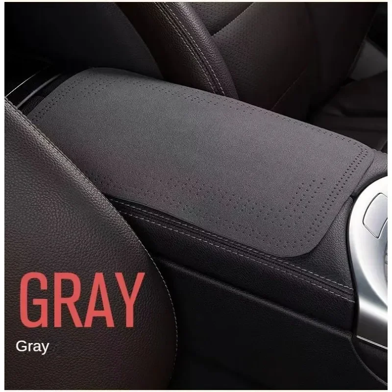 Plush Universal Car Armrest Cushion - Four Seasons Comfort Accessory