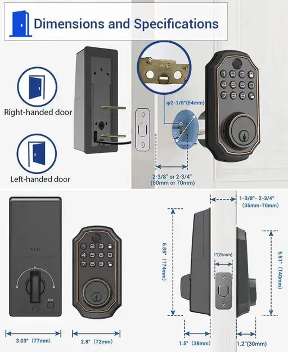 Smart lock package contents