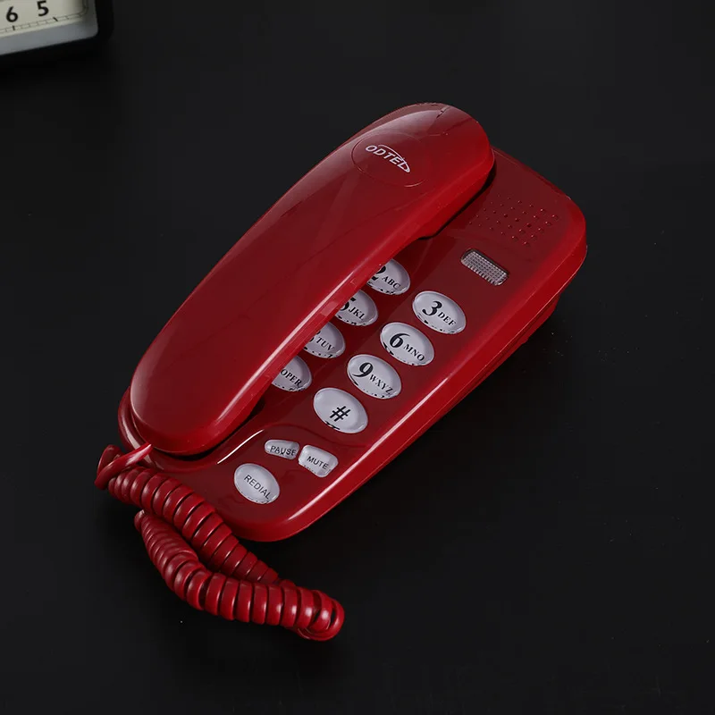 

Landline Wall Phone Corded Wall Telephone for Home Office Hotel Single Line Wall Mounted Phone Slim Simple Telephones Extensions