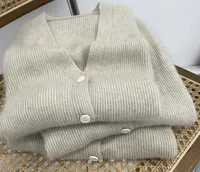 Camere Knitted V-Ne Vest Loose Women's Outerwear Spring Autumn Season Layering Woolen oulder Pad Jaet Commute Sle - Image 2