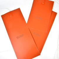 5V 12V 24V 36V 48V 110V 220V 380V Silicone Heating Pad Square Rubber Heat Mat Heated Bed Plate Flexible Waterproof 3D Printer 1