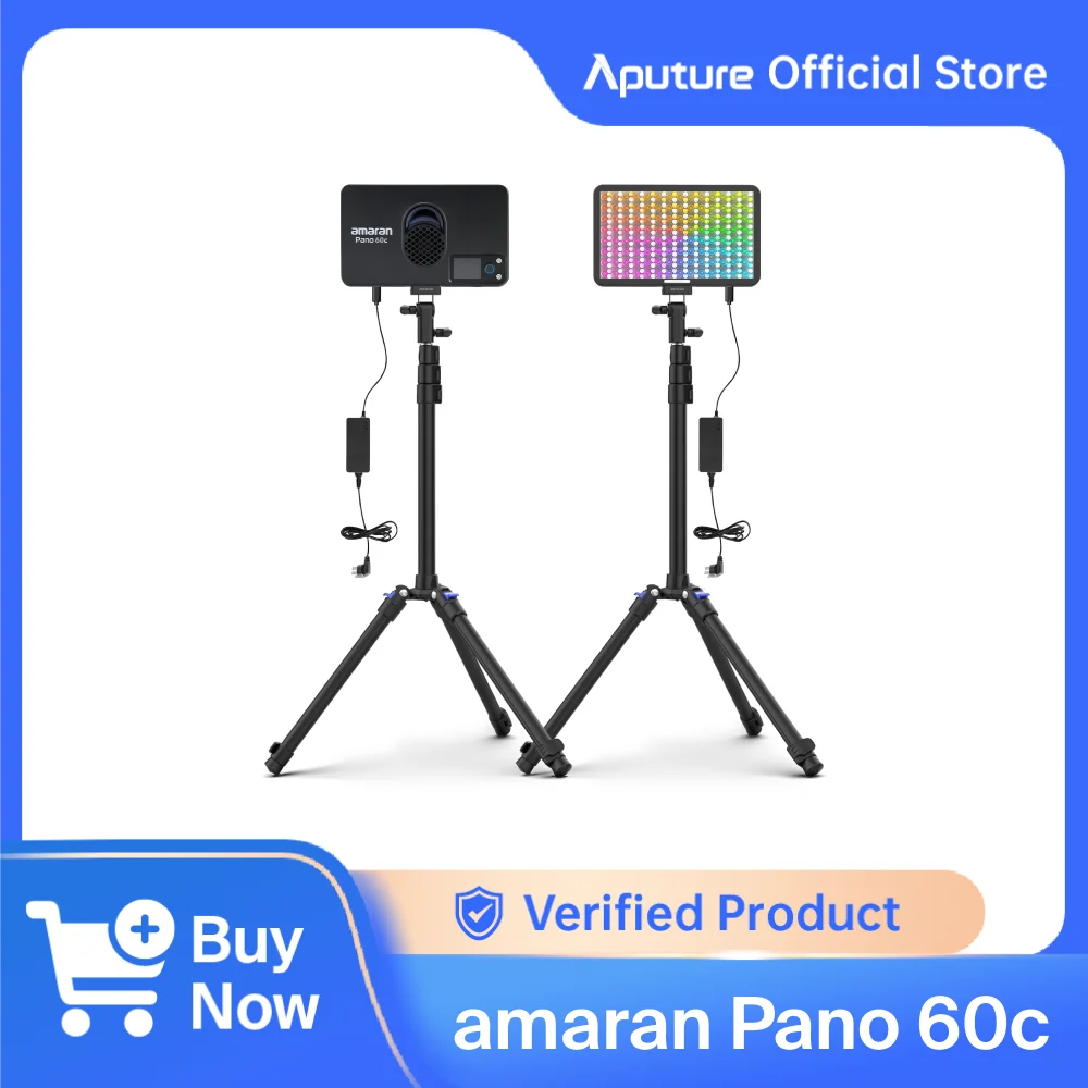 amaran Pano 60c 写真撮影ライト RGBWW 2300K-10000K