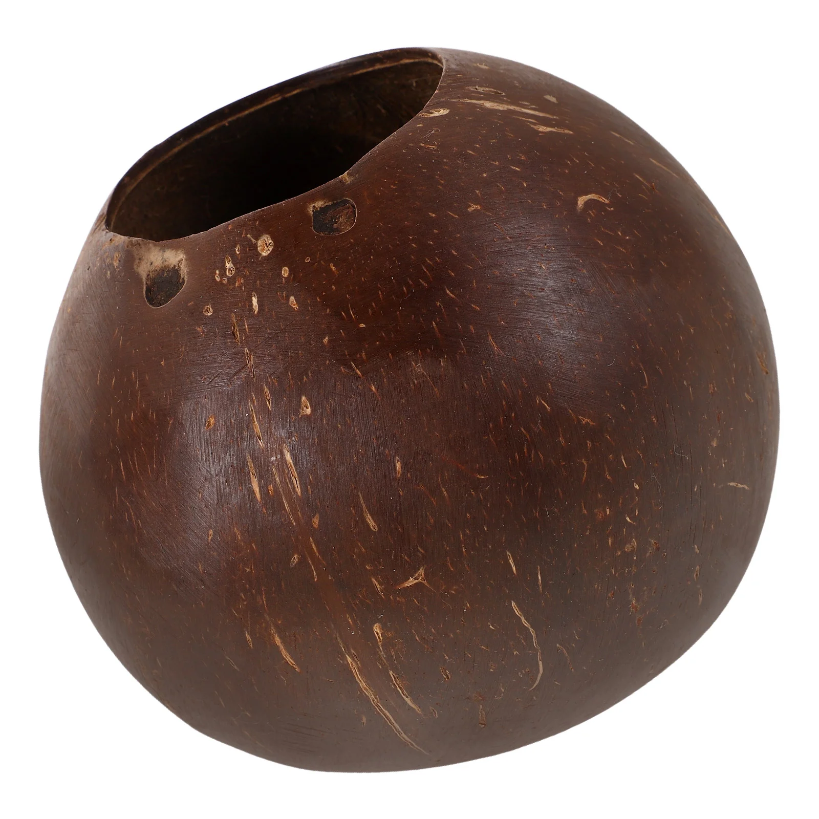 Coconut Shell Flower Pot Unique Old Design Breathable Kindergarten Succulent Planting Cute Planter Bowl Nursery Pots 4
