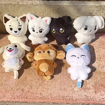 Kpop Plush JUNGWON HEESEUNG JAY JAKE SUNGHOON Stuffed Toys Keyring Kawaii Cartoon Pendant Accessories Bag Fans Gift 1