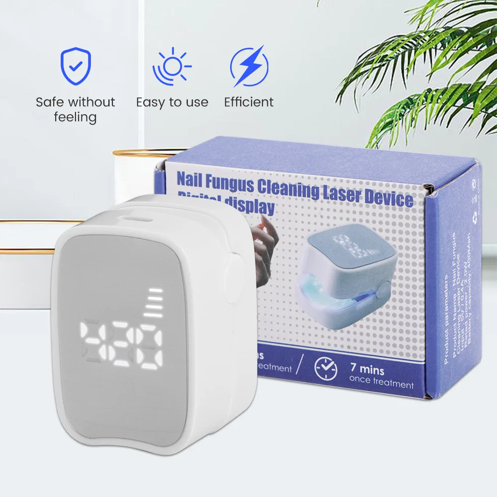 Nail Fungus Treatment LED Laser Device USB Charge 905nm Infrared Light 470nm Blue Light nail fungus remover