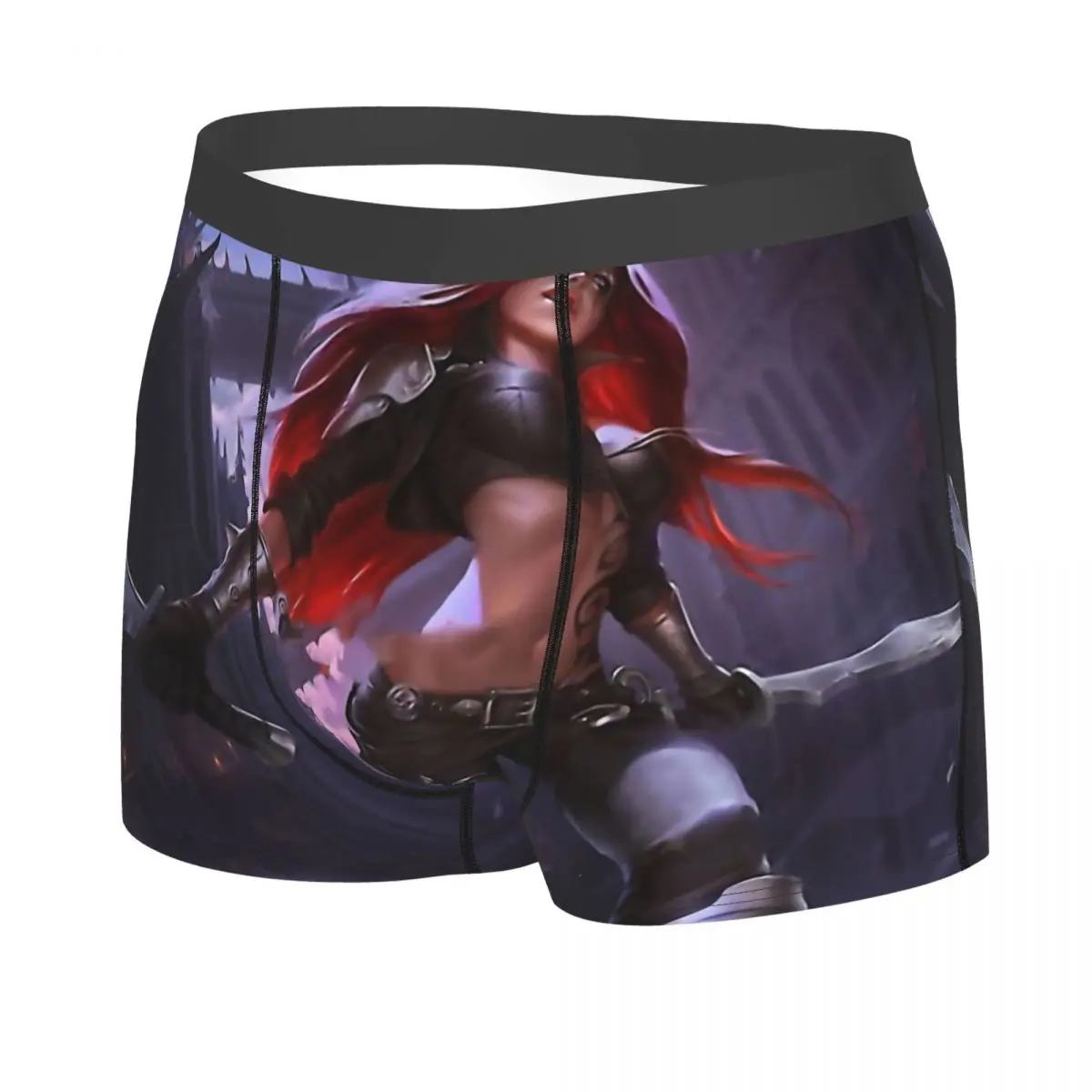 Katarina Men Boxer Briefs League of Legends Game Highly Breathable Underwear Top Quality Print Shorts Gift Idea 2