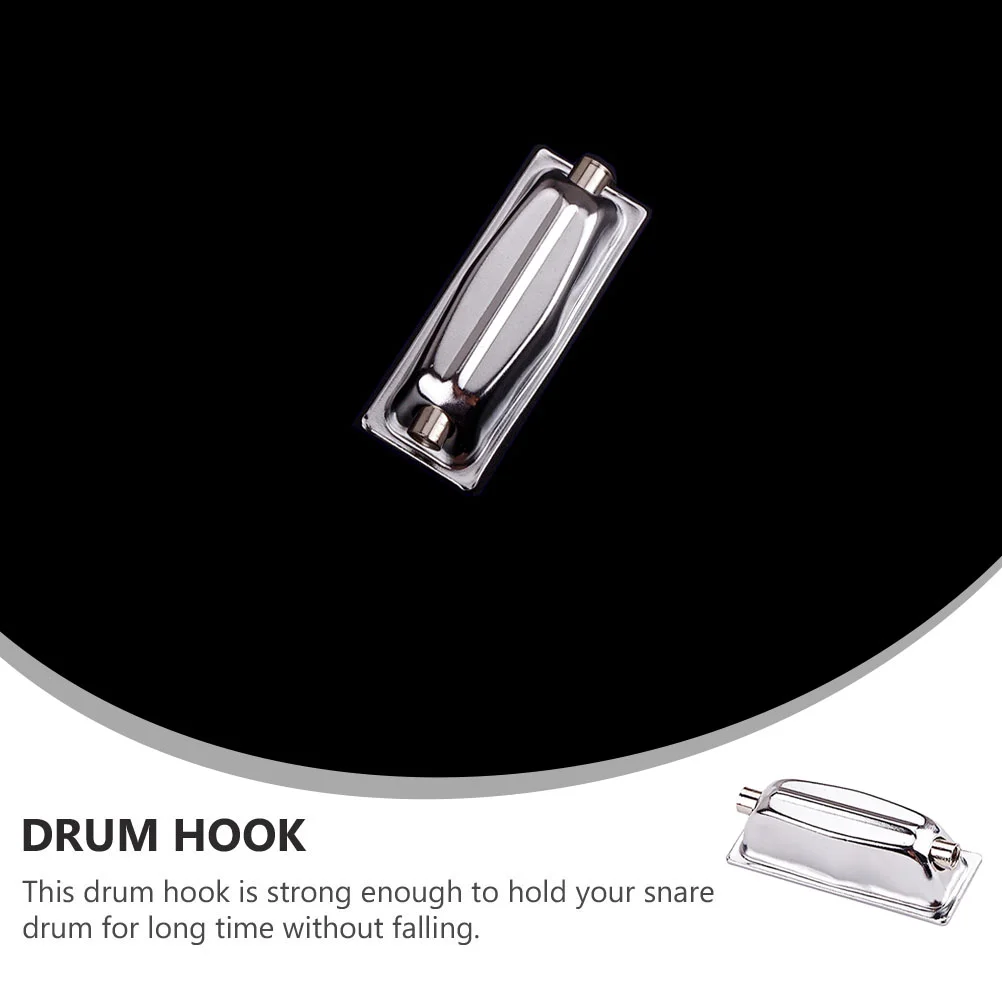 2 Drum Hook Snare Lugs Metal Double End Bass Drum Connector Strong WC27D Easy Install Replacement Parts