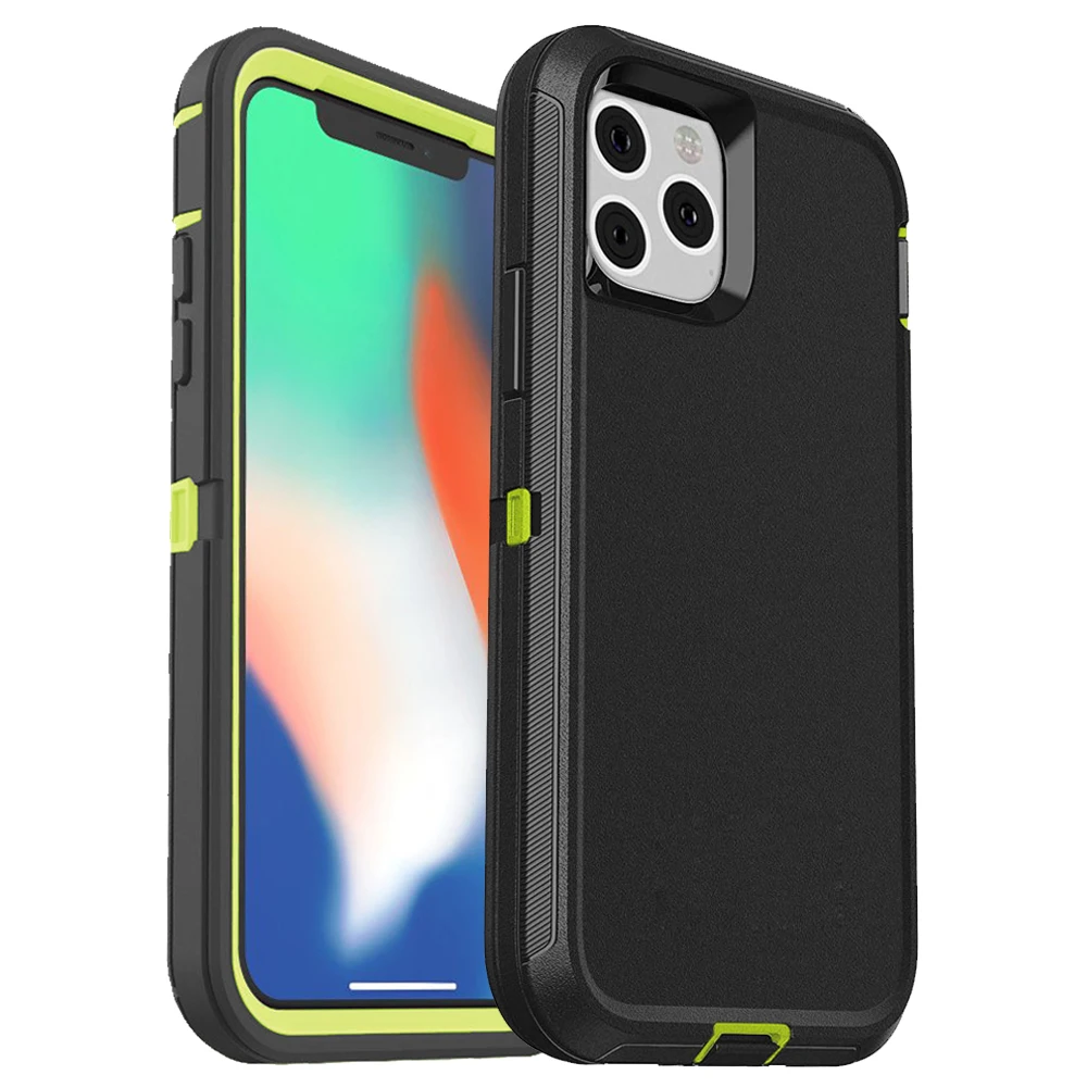 Triple Protection Shockproof & Heavy Duty Case with Belt Clip