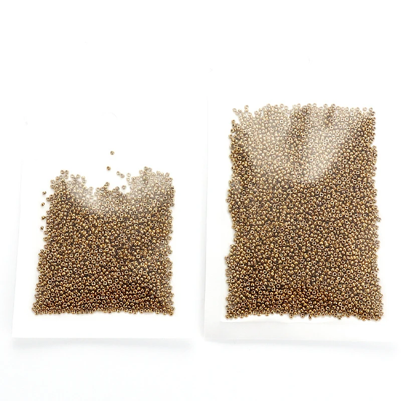 1.5/2/3mm 고품질 고투명 불투명 유리 시드 비즈 DIY 수제 비즈 팔찌 재료