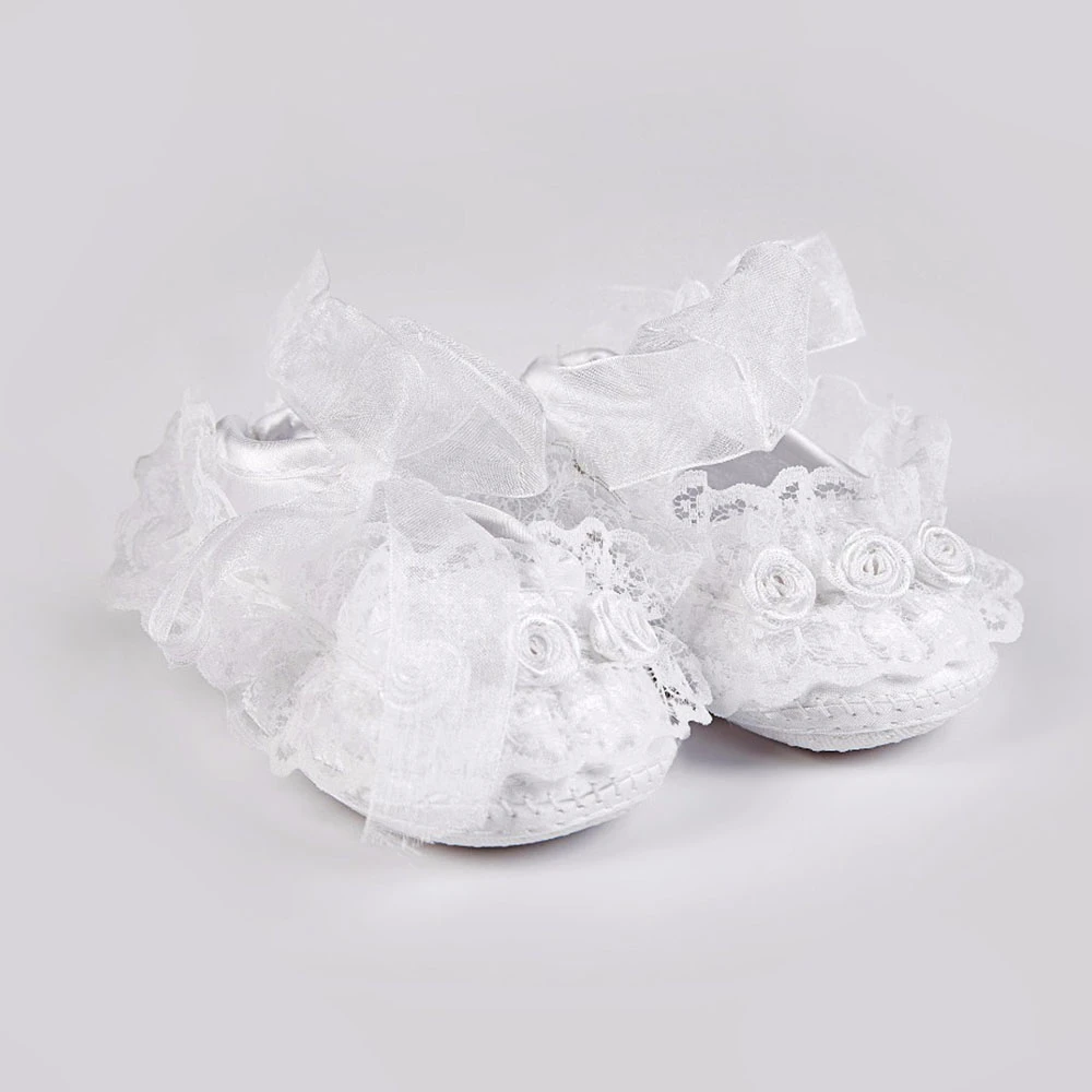Zapatos de para niñas, infantil de Primeros Pasos, de encaje suave, bailarinas para niños de 0 a 2 años, color blanco|baby shoes soft|girl baby shoesbaby fashion shoes -