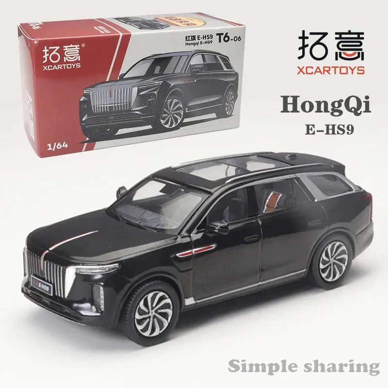 

XCarToys 1/64 Hongqi E-HS9 черный сплав литые модели автомобилей Коллекция игрушек подарок