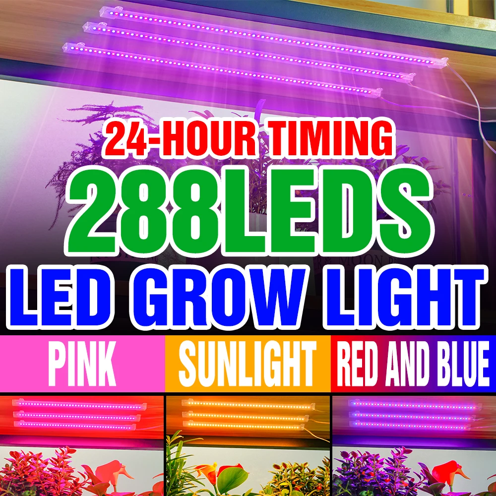 

LED Grow Lights Full Spectrum Phytolamp UV Lamp Plants Flower Seeds Indoor Cultivation Light For Seedlings Hydroponics Growbox