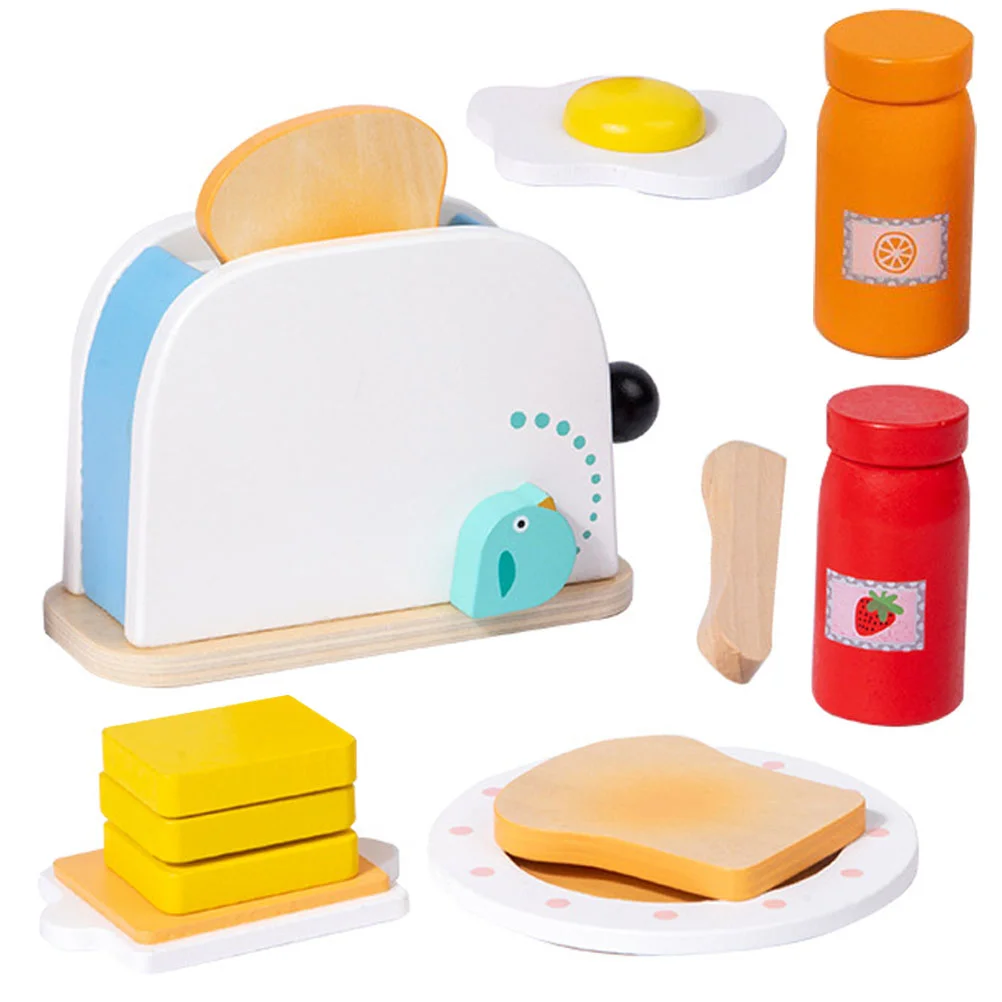 

Bread Machines Toaster Toy Kitchen Appliances Kids Play Accessories For Parent-child