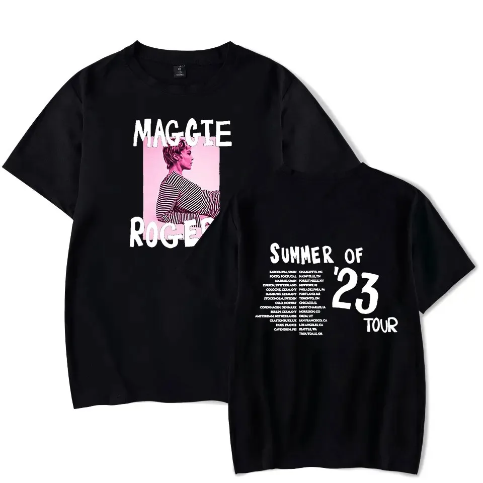 Camiseta Starburst Unissex Maggie Rogers Merch Tour, Estilo Casual Engrave Ado, Manga Curta, Camiseta Gola Redonda, Moda Verao,