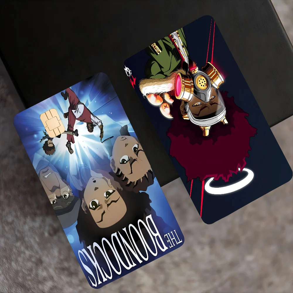 Boondocks Retro Credit Card Skin Stickers No Adhesive Residue