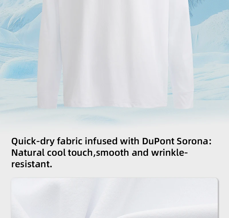 YKYWBIKE Herren-Radtrikot, langärmelig, Outdoor-Sport, lässig, schnell trocknend, Rennrad, DuPont Sorona, Fahrradbekleidung – Detail 3