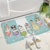 Funny Cat mofusand Floor Mat Nordic Style Home Doormat Bathroom-Toilet Mats Bedroom Hotel Decor Mat 6
