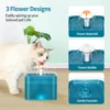 2/3L Cat Water Fountain Auto Recirculate Filter Large Capacity Filtring Cat Water Drinker USB Electric Mute Cats Water Dispenser 2