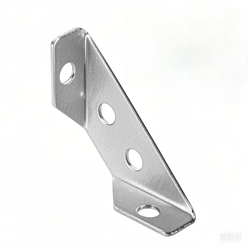 Silver corner bracket mini furniture reinforcement hardware accessories multifunctional corner connectors furniture fasteners