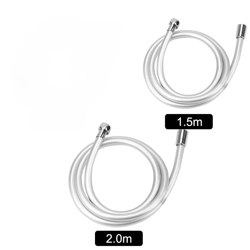 

High Pressure Shower Hose Bathroom Accessories PVC Flexible Handheld Anti Winding 1.5m, 2m Universal Hose