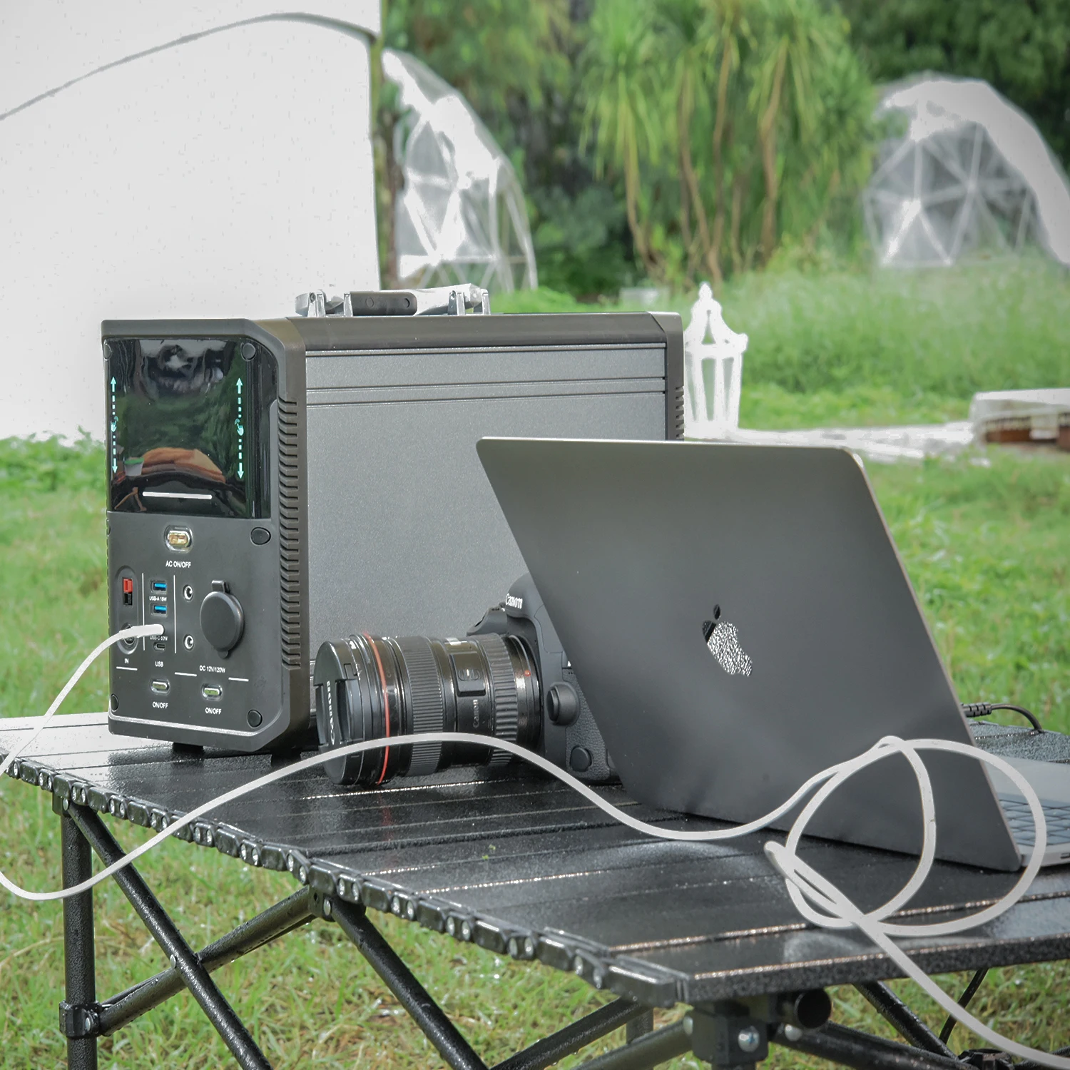 

Large Capacity LiFePO4 1500W 1380WH 110V/120V/220V/230V Power Bank Camping Solar Portable Power Station Generator