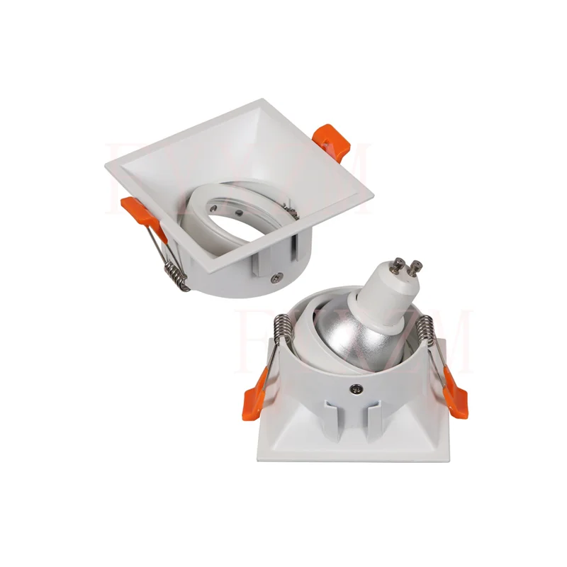 GU10 MR16 Down Light Fixture Holder Aluminum Recessed Fittings