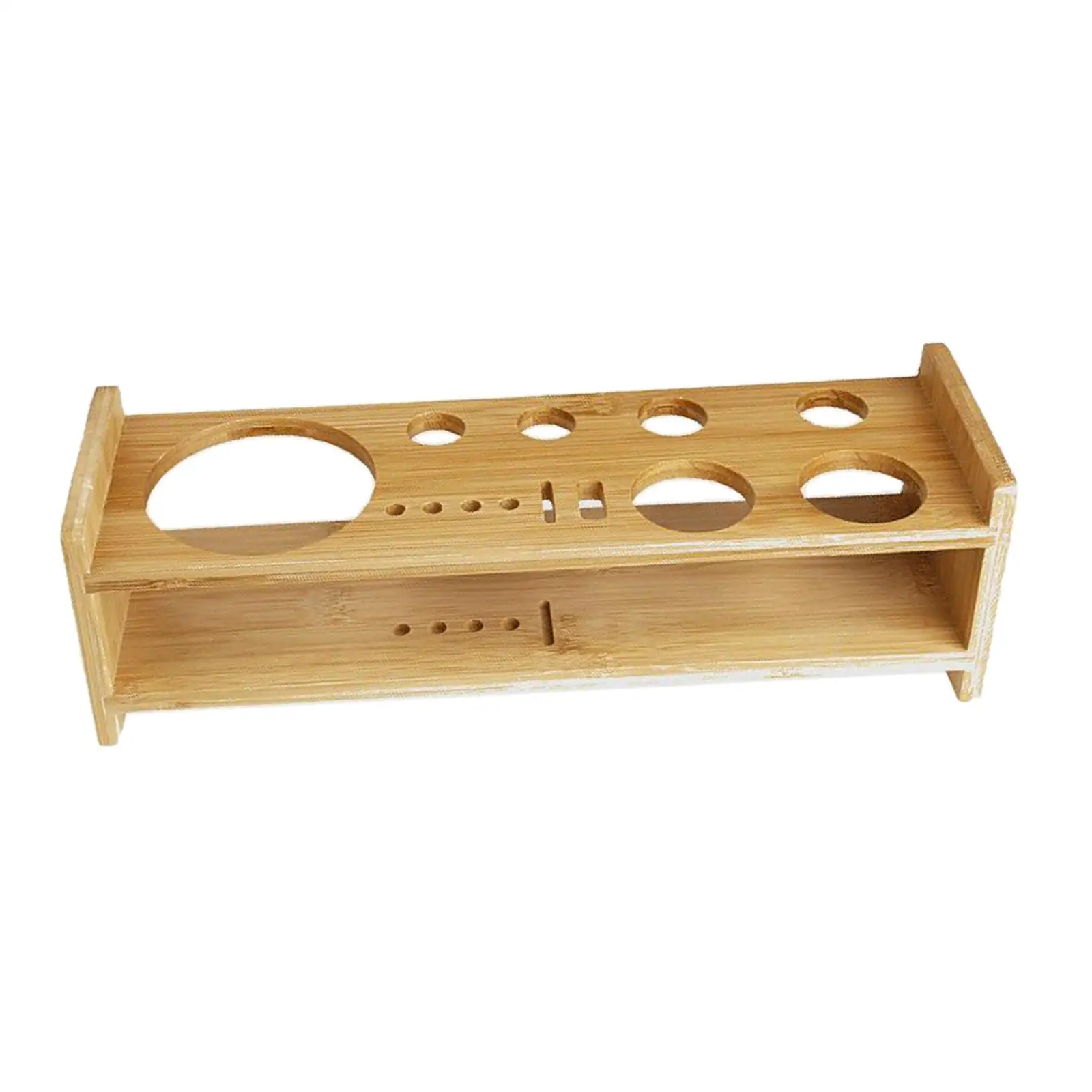 Cocktail Bartending Set Wooden Stand Desktop Practical Cocktail Shaker Rack