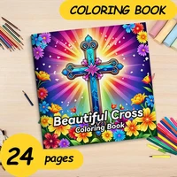 Spiral Colouring Book 24 Sheets 20x 20 cm For Graffiti Painting Drawing Book Relieve Anxiety Perfect for Many Holiday Gifts 1