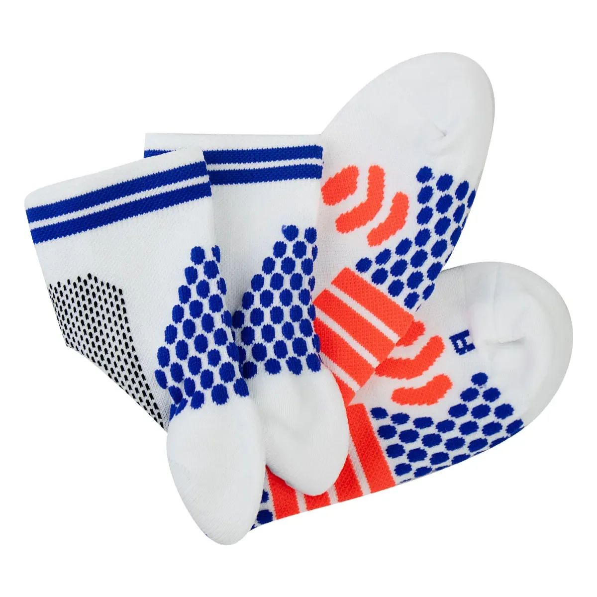 Damen-Strick-Aero-Radsocken, Seitenansicht