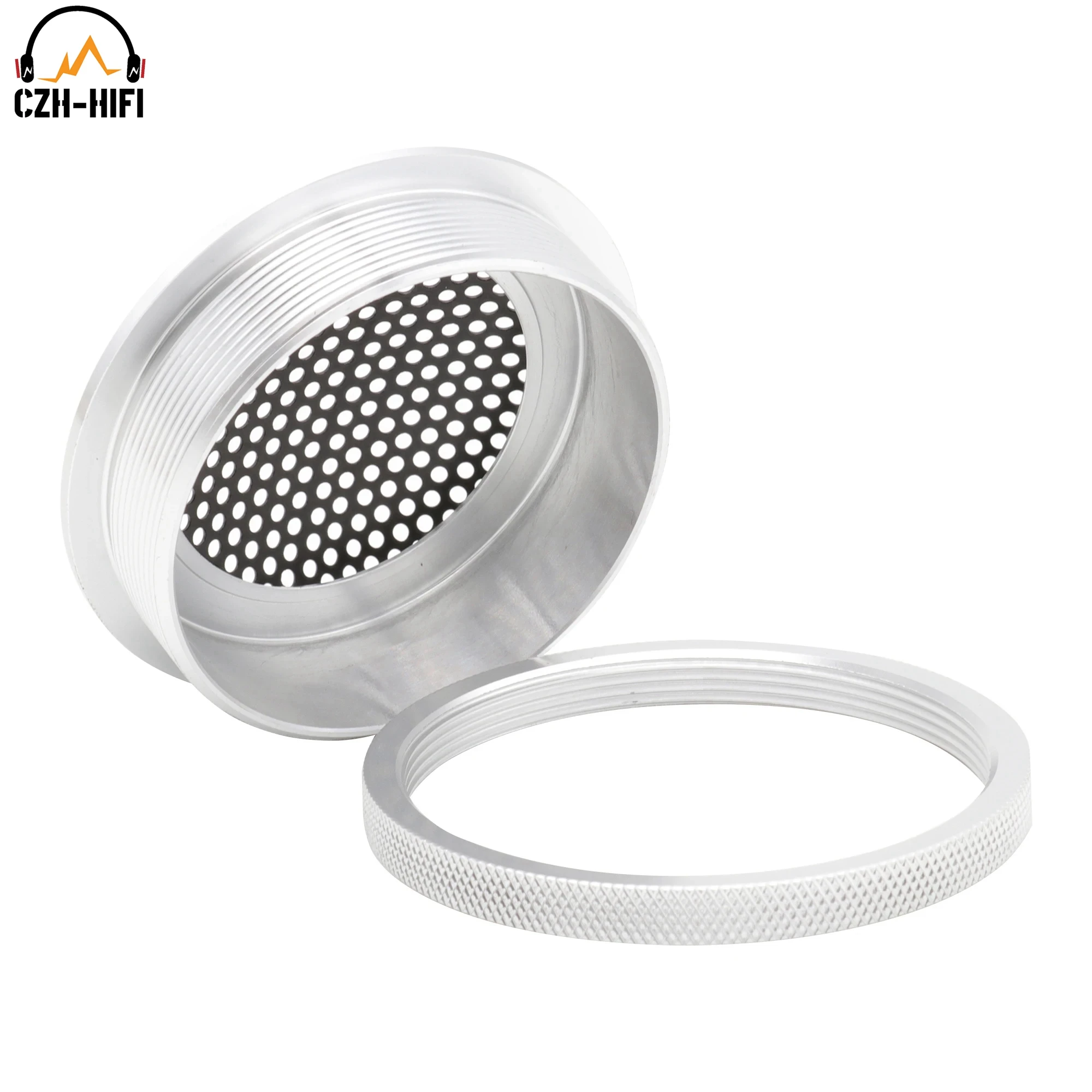1pc 1.5" Metal Car Audio Speaker Subwoofer Waffle Cover Guard Protector Treble Head Tweeter Mesh Grill Silver Red Gold Black