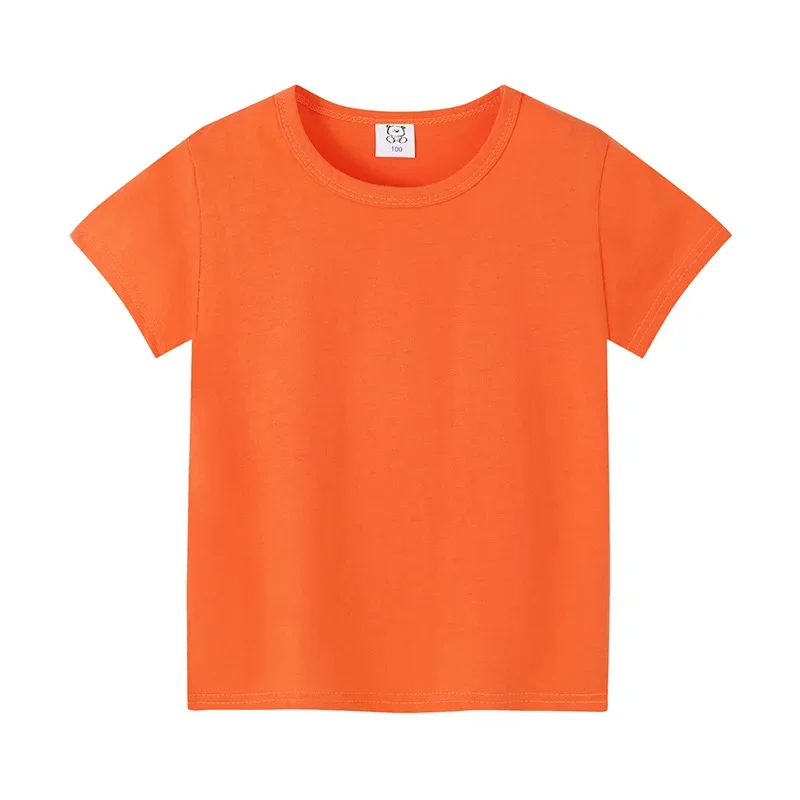 Kids Cotton Solid T-Shirt 3