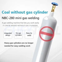 NBC280 Mini Gas-free Welding Machine Welding Semiautomatic Device Gas Welding Carbon Dioxide Gas Shielded Welding Machine 2