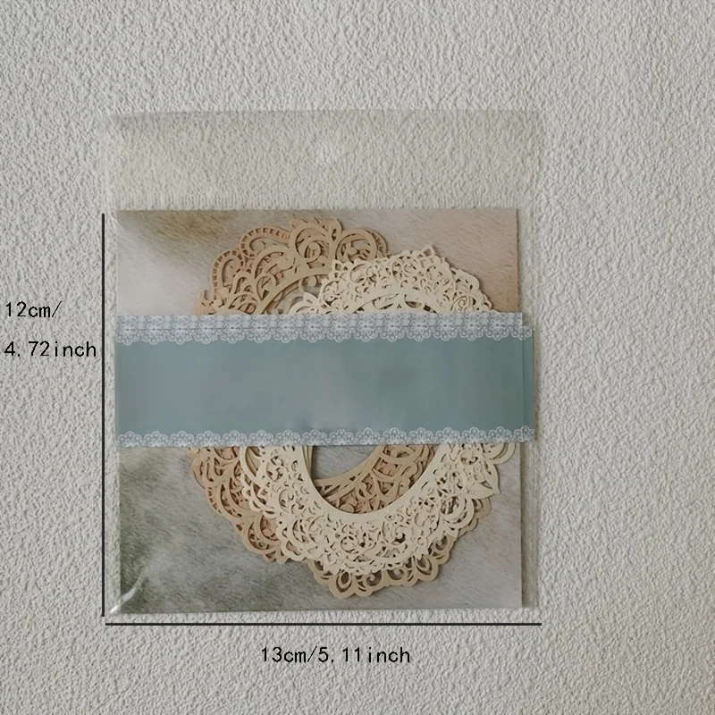 Decorative Scrapbooking Diary Album Vintage Lace Hollow Material Paper DIY Junk Journal Decoration Party Favor 10pcs/pack