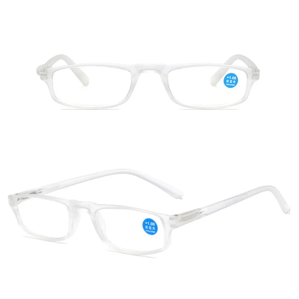 Fashion Transparent Reading Glasses Anti Blue-ray Glasses Senior Citizens Ultralight Presbyopia Eyeglasses Far Sight Eyewear 4