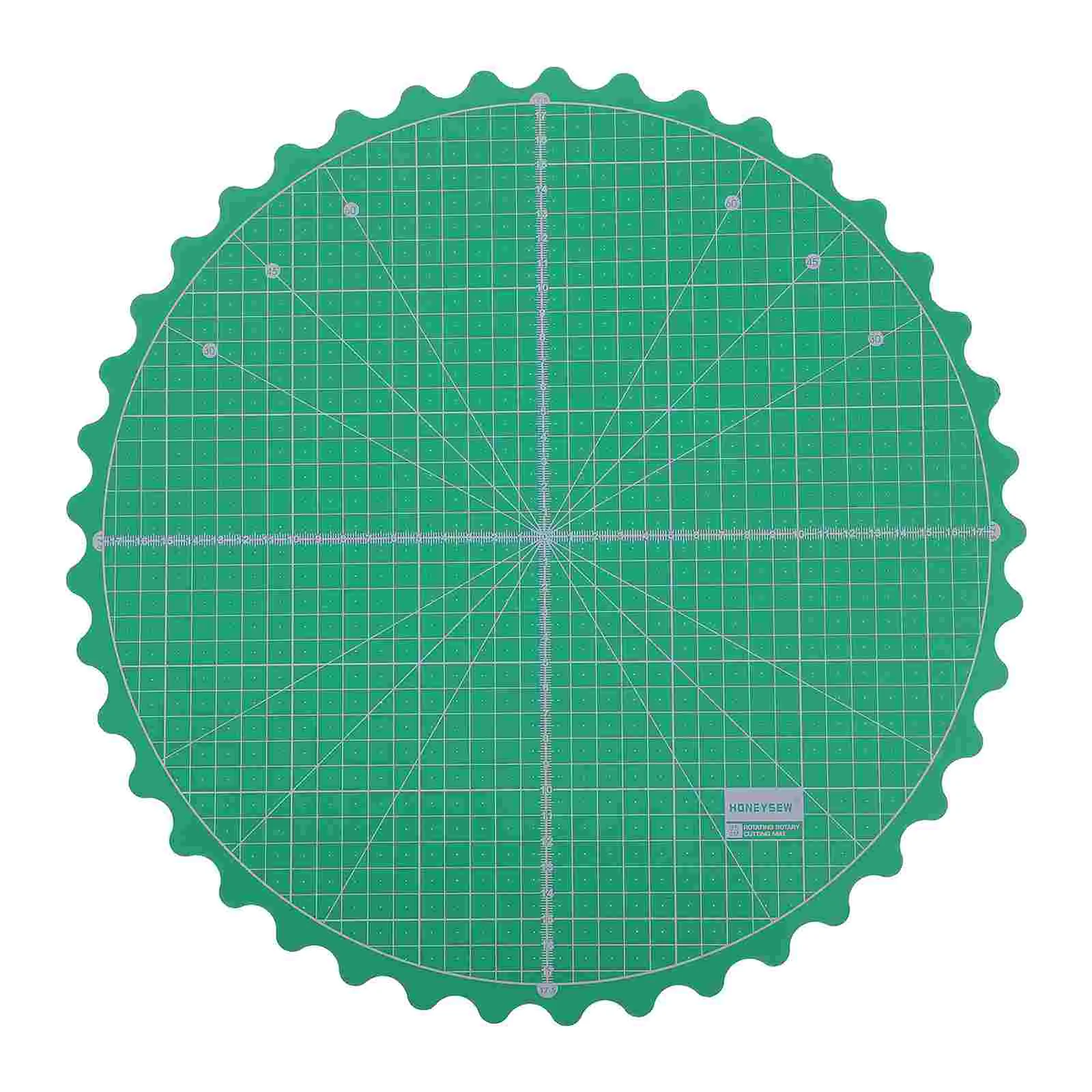 

Cutting Mat Circle Rotary Template Rotating Projects Plastic Turntable Self-Healing