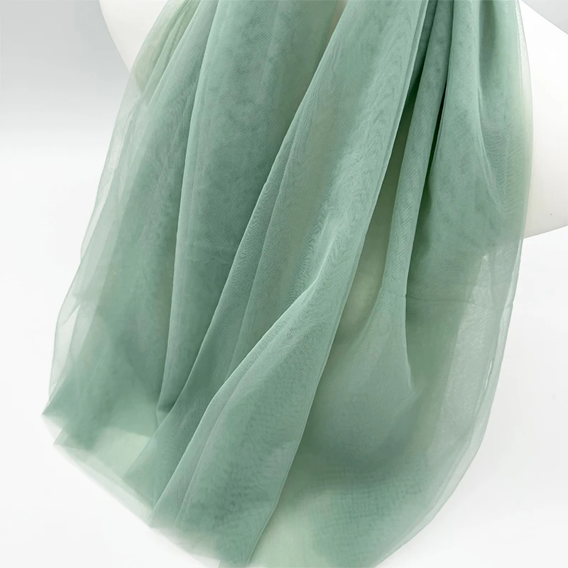 Avocado Sage Green Soft Tulle Fabric for Wedding and DIY Decorations