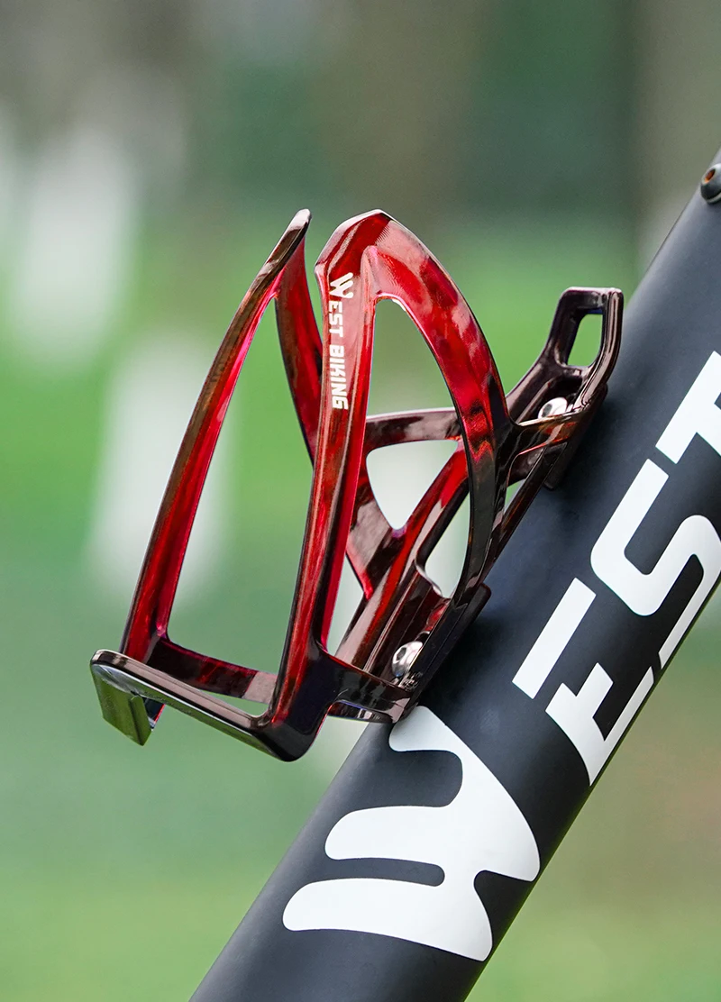 Description Picture 4 of itemWEST BIKING Multicolor Bicycle Water Bottle Cage Ultralight Durable Cycling Bottle Bracket MTB Road Bike Bottle Holder Cup Stand