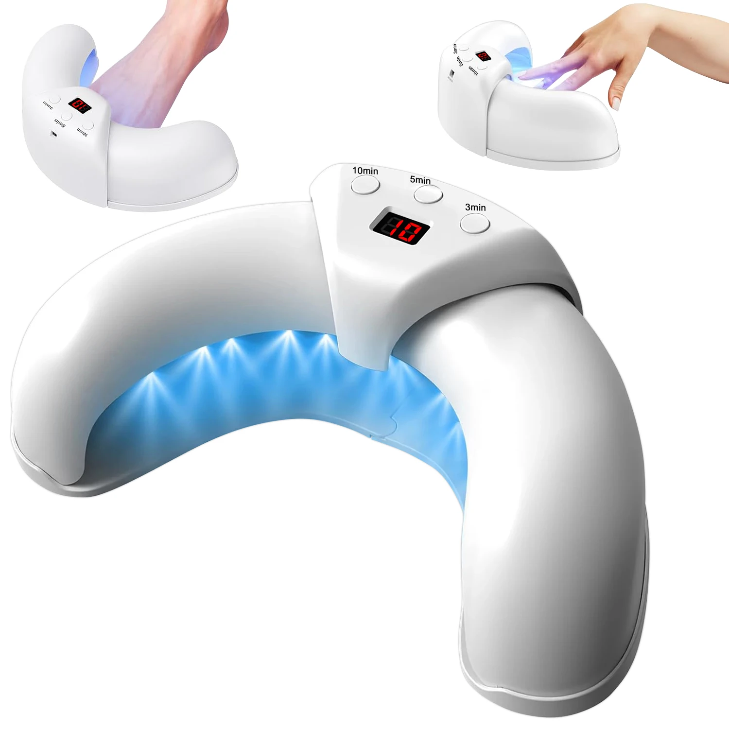 Nieuw huishoudelijk laserapparaat voor de behandeling van schimmelinfecties aan teen- en vingernagels (paronychia, onychomycose)._voghion.com