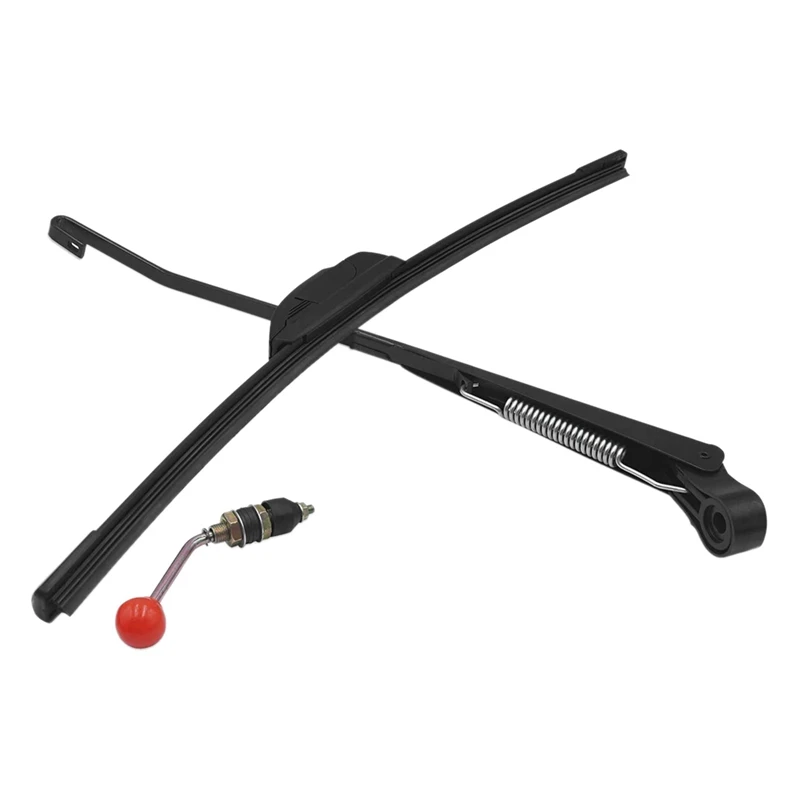 350X400MM Manual UTV Windshield Wiper 15.7 Inch Wiper Kit Polaris Ranger RZR 800 900 1000 Can Am Kawasaki Honda