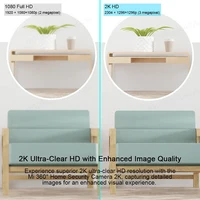 XIAOMI – caméra Wifi intelligente de sécurité domestique PTZ 2K, Vision nocturne couleur, Audio bidirectionnel, détection de visage humain AI, Version chinoise 5