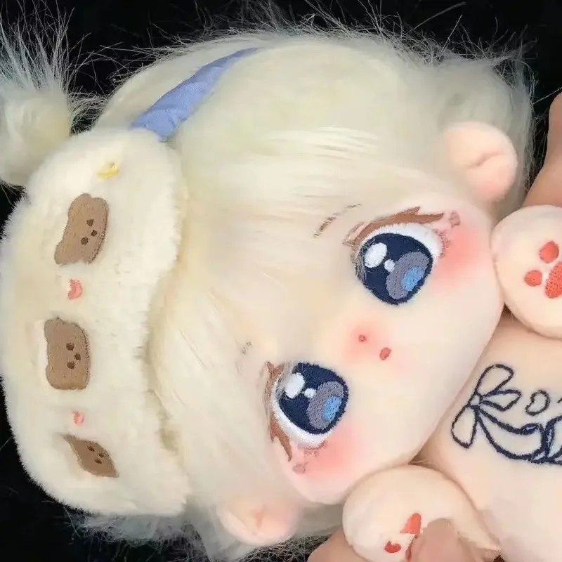 20cm Kawaii Plush Cotton Doll Can Change Clothes Diy Dress Up Soft Stuffed Plush Toys Collection Kids Birthday Gifts