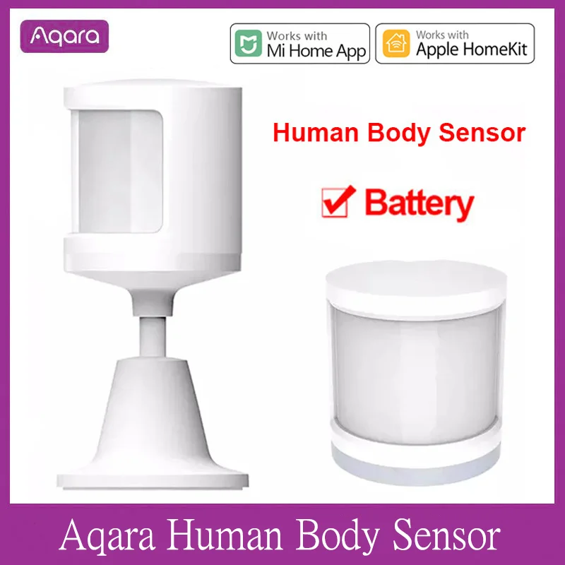 

Aqara Human Body Sensor ZigBee Wireless Connection Smart Home Alarm System Motion Sensor Homekit For Xiaomi Mijia Mi Home