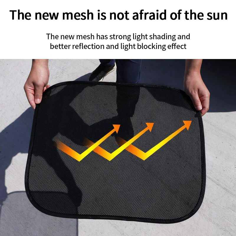 Car Sunshade Cover Curtain Universal Car Front Rear Window Sun Shade Heat Insulation UV Blocking Windscreen Visor Reflector
